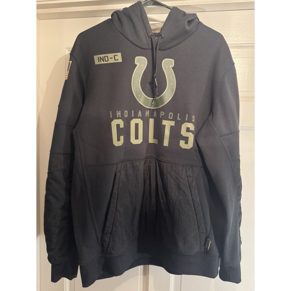 Nike Other - Nike Indianapolis Colts Men's Hoodie Large Camo Salute to Service